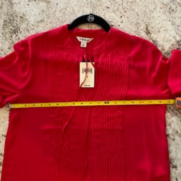 Beautiful Red Blouse by Lucky Brand – NWT - Picture 5 of 5
